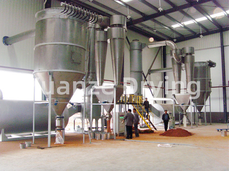 Engineering case of rotary flash dryer