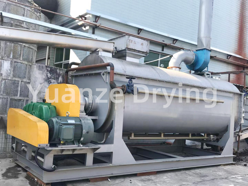 Aluminum hydroxide dedicated dual axis paddle dryer